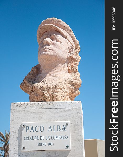 Paco alba, commemoration carnival of Cadiz