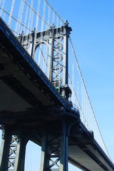 Manhattan Bridge Royalty Free Stock Photo Manhattan Bridge Royalty Free Stock Photo