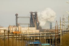 Iron And Steel Metallurgical Plant Royalty Free Stock Images Iron And Steel Metallurgical Plant Royalty Free Stock Images