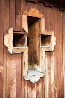 Cross Window Royalty Free Stock Image Cross Window Royalty Free Stock Image