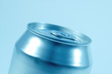 Blue Can Royalty Free Stock Photo