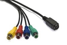 Multicolored Cables 2 Royalty Free Stock Photography