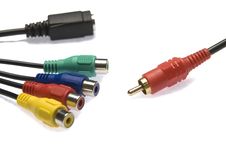 Multicolored Cables 4 Stock Image
