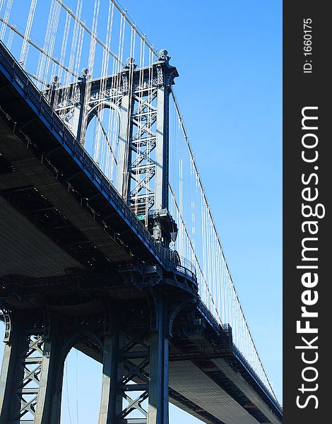 Manhattan bridge looking west to Manhattan