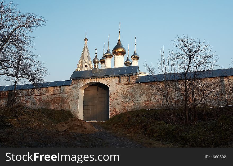Old monastery in Gorokhovets, Russia