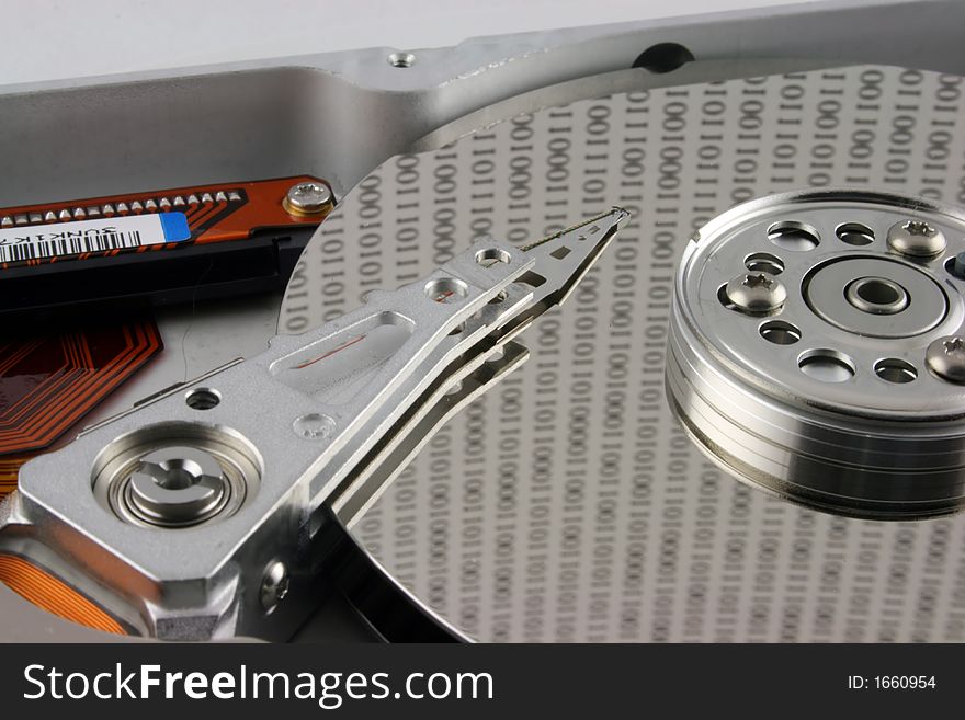 Hard disk with shallow DOF