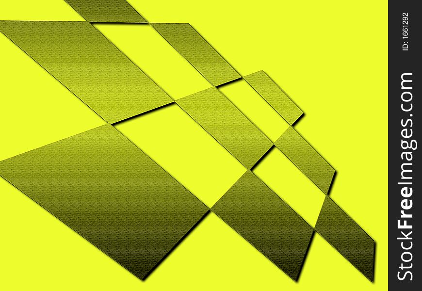 Yellow metal square grid pattern  computer generated. Yellow metal square grid pattern  computer generated