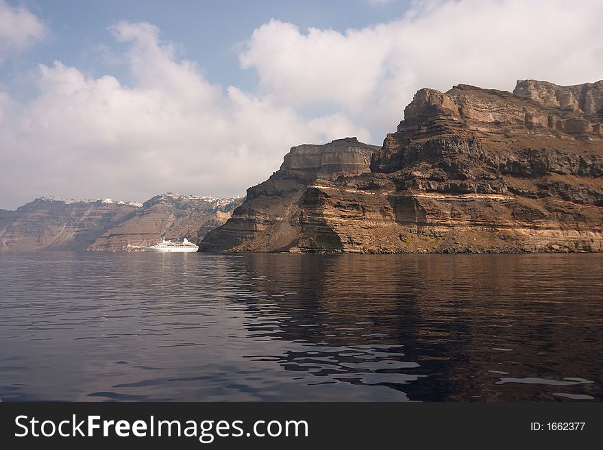 Santorini, Greece, caldera