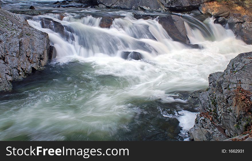 Great Smoky Mountains National Park - The Sink Waterfall