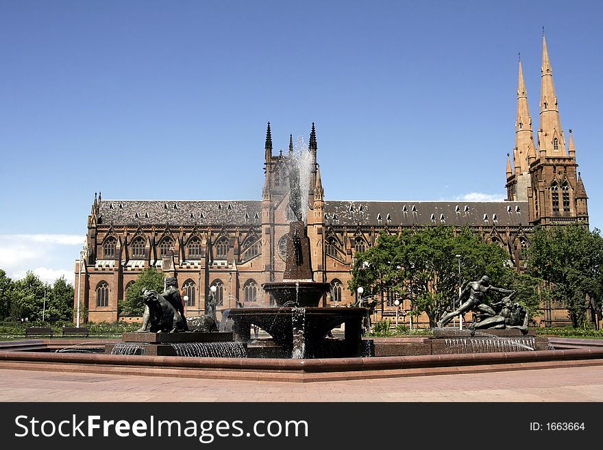 St Mary's Cathedral, Sydney, Australia - Seat of the Roman Catholic Archbishop of Sydney