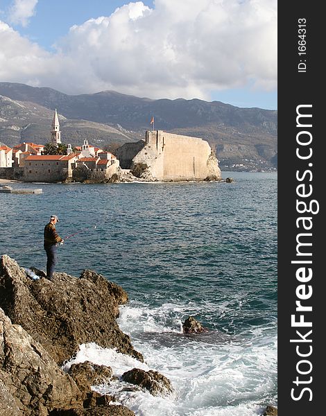 Budva old-town sea fishermen days