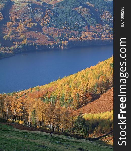 Autumn Colours by Thirlmere in the English Lake District