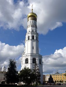 Belfry Of Ivan The Great In The Kremlin Territory Royalty Free Stock Images Belfry Of Ivan The Great In The Kremlin Territory Royalty Free Stock Images