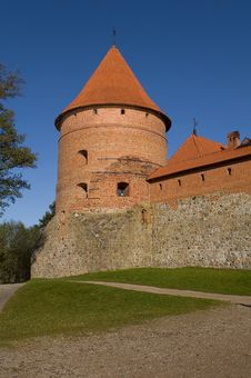 Island Castle In Trakai Royalty Free Stock Photography Island Castle In Trakai Royalty Free Stock Photography