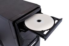 Open Dvd Rom Stock Photography