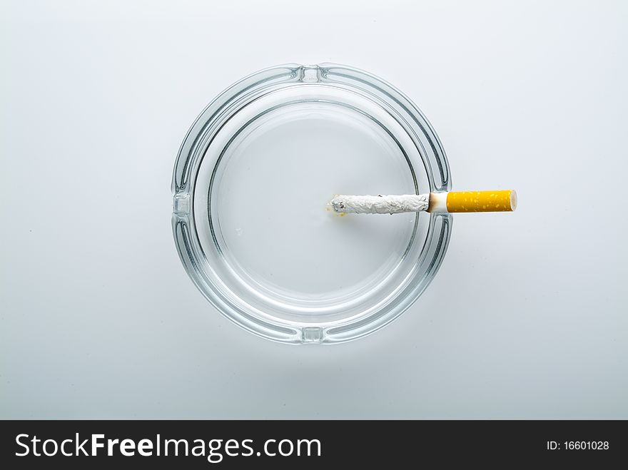 Cigarette And Ashtray