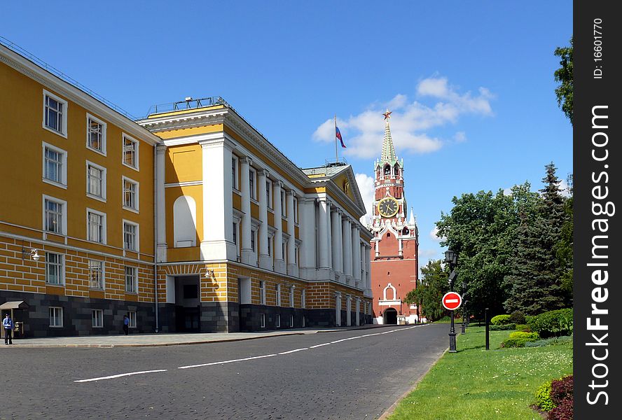 Administration block in Moscow Kremlin, Russia