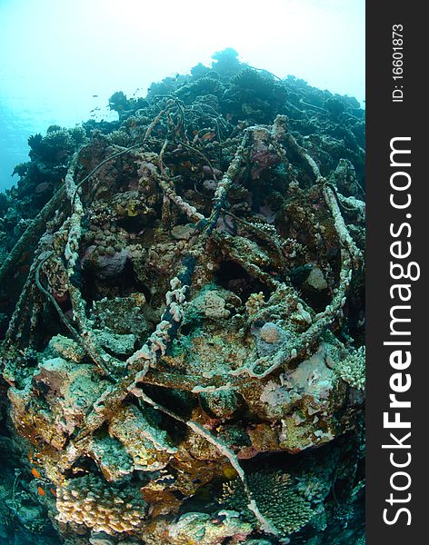 Wreckage from a the Lara shipwreck