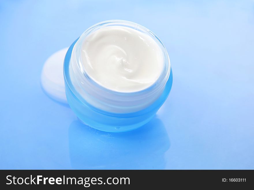 Luxury Jar Of Cream In Water