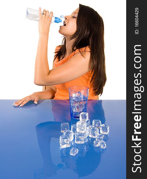 Woman Drinking Water