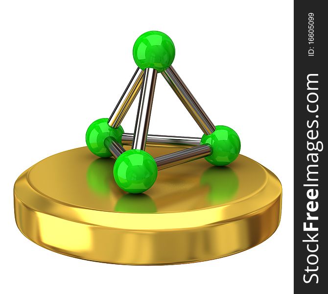 Molecular Structure on podium