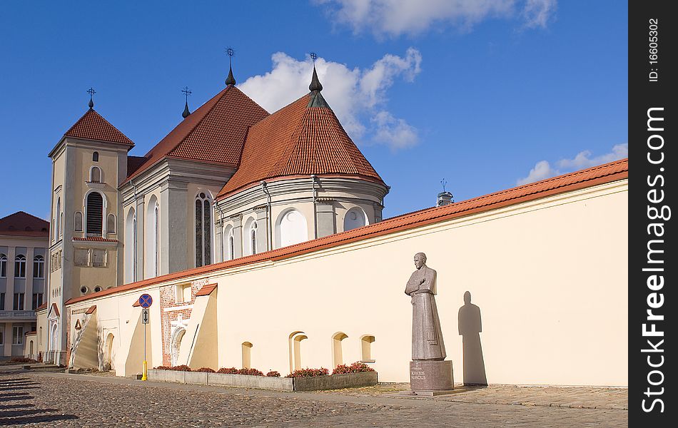 Old church in Kaunas. Lithuania