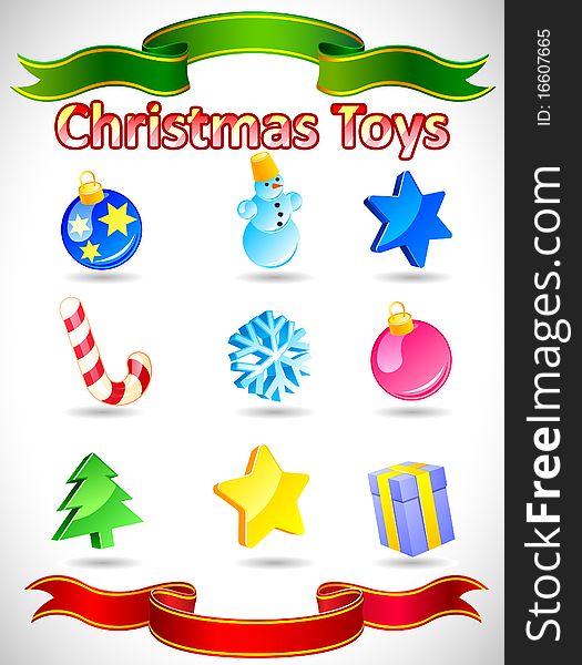 Vector Christmas icons