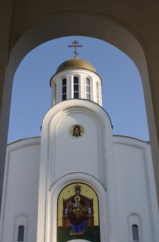 White Orthodox Church Stock Image White Orthodox Church Stock Image