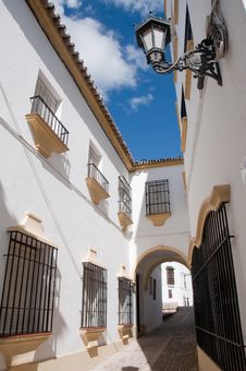 Street Of Ronda Royalty Free Stock Photos Street Of Ronda Royalty Free Stock Photos