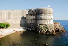 Wall Of Dubrovnik Royalty Free Stock Images Wall Of Dubrovnik Royalty Free Stock Images