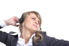 Call Center Agent Royalty Free Stock Photo