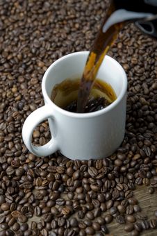 Pouring Coffee Stock Photos Pouring Coffee Stock Photos