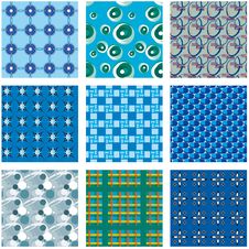 A Set Of Seamless Backgrounds Royalty Free Stock Images A Set Of Seamless Backgrounds Royalty Free Stock Images