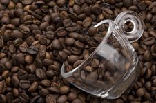 Cup Filled With Coffee Beans Royalty Free Stock Image Cup Filled With Coffee Beans Royalty Free Stock Image