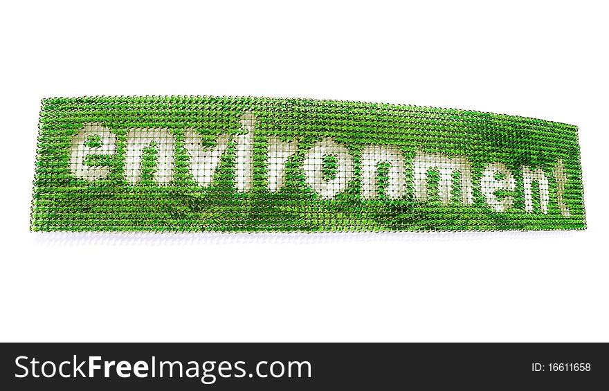 Environment Banner on Green Trellis