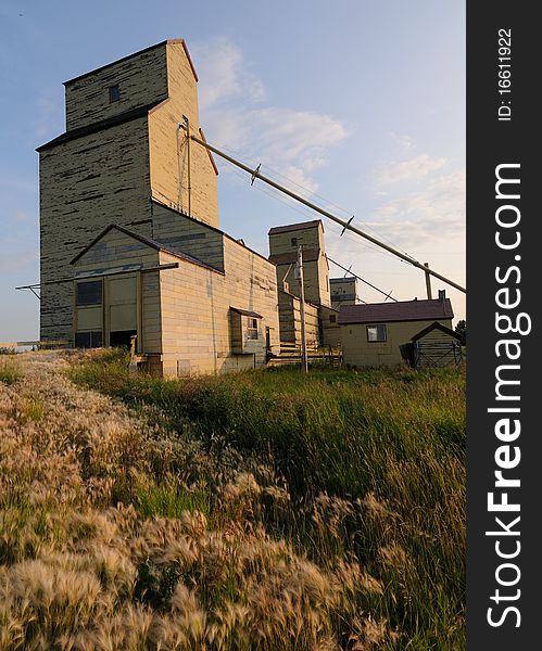 Old Grain Elevator in the Prairies