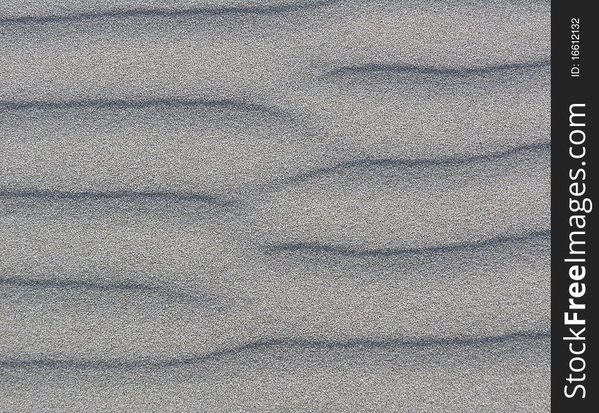 Abstract Sand pattern on beach New Zealand