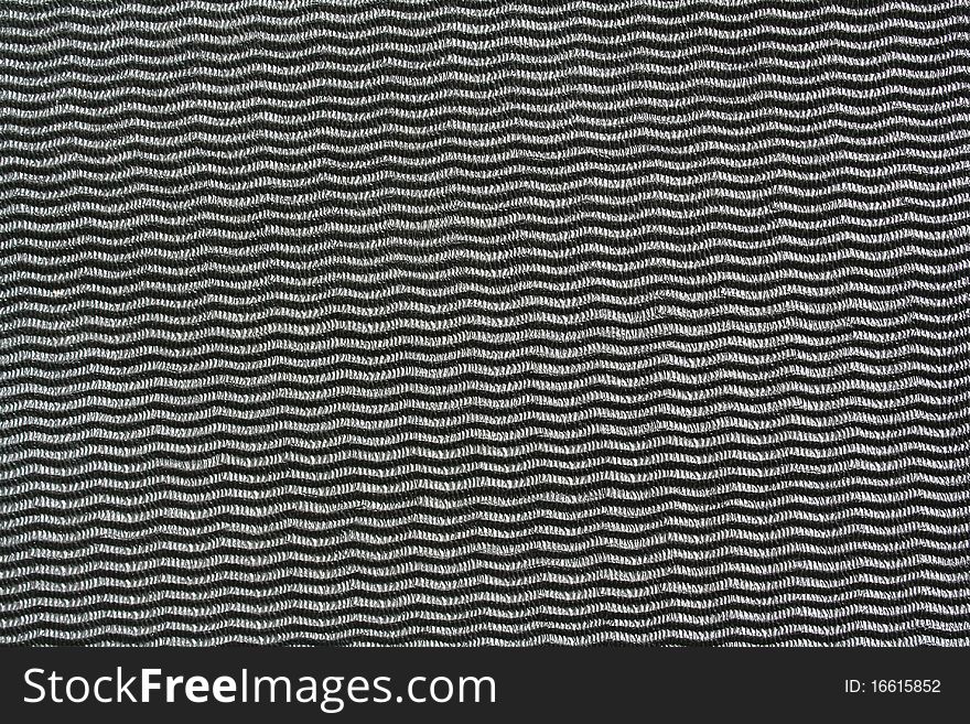 Black fabric weave