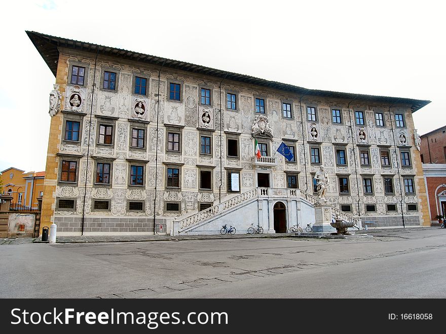 A view of the school Normale, in Pisa, Italy. A view of the school Normale, in Pisa, Italy.