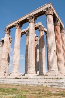 Temple Of Olypian Zeus Stock Images