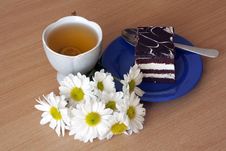 Tea And Cake Stock Photography