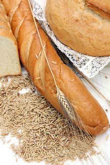 Bread Products Royalty Free Stock Images