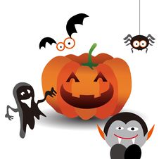 Halloween Characters Royalty Free Stock Photos Halloween Characters Royalty Free Stock Photos