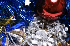 Christmas And New Year Decorations Royalty Free Stock Photo