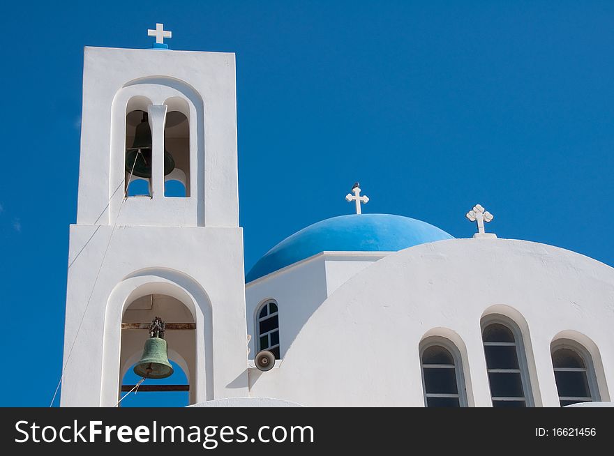 Orthodox church in Cyclades islands