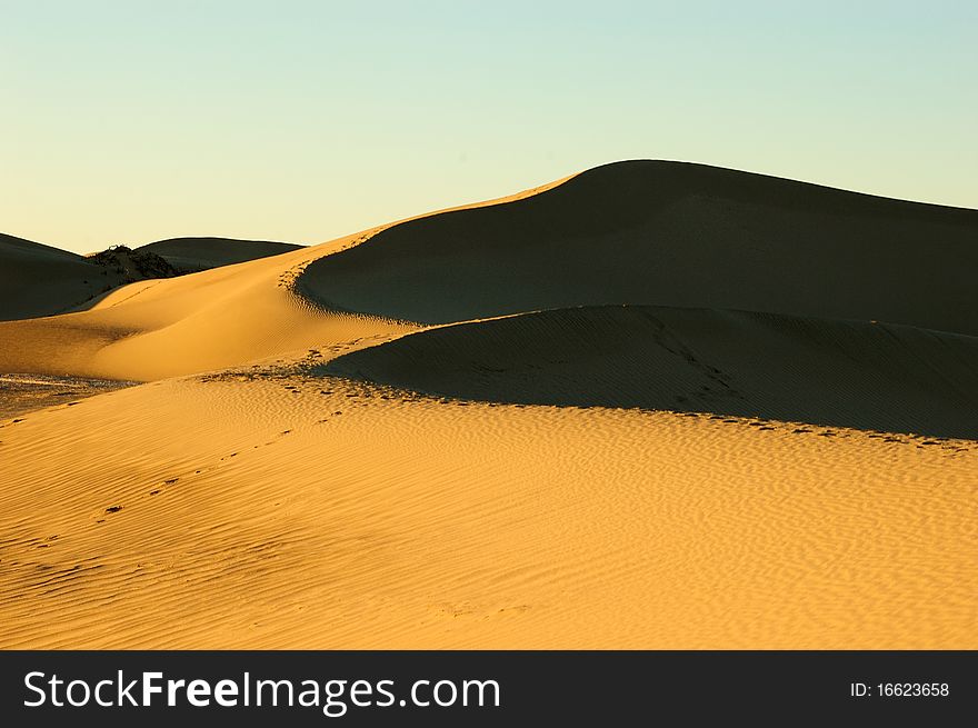 Dunes in Badanjilin Desert, China