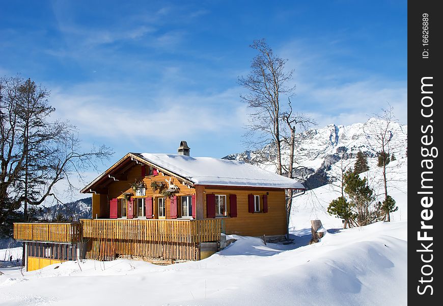 Winter in swiss alps (Flumserberg, St. Gallen, Switzerland). Winter in swiss alps (Flumserberg, St. Gallen, Switzerland)