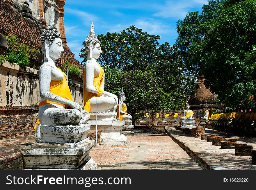 The Chedi in Wat Yai Chai Mongkon. The Chedi in Wat Yai Chai Mongkon