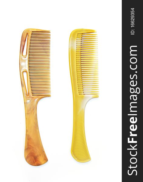 Couple Of Comb Isolated