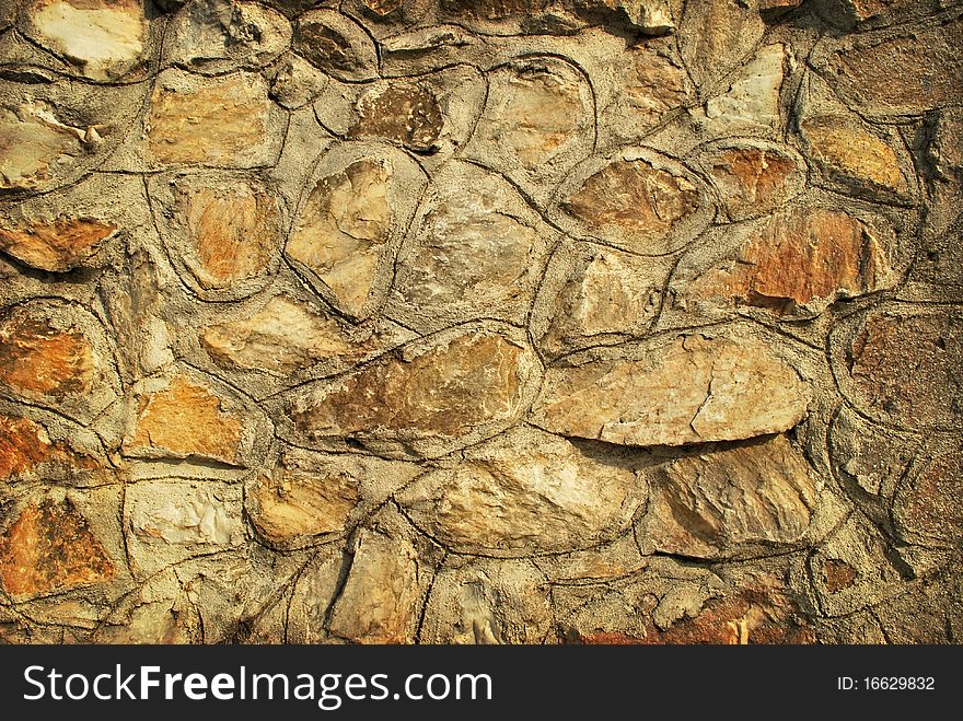 Background of stone wall texture